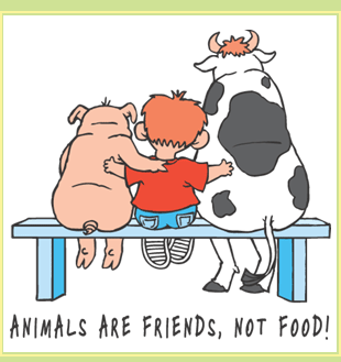 animals are friends not food.gif